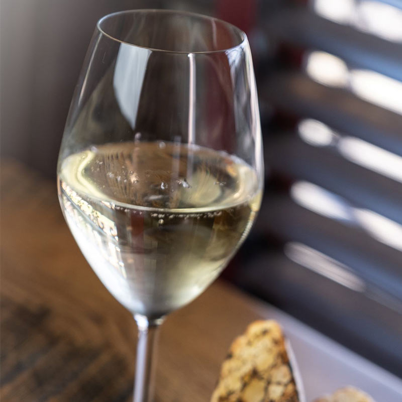 white wine glass